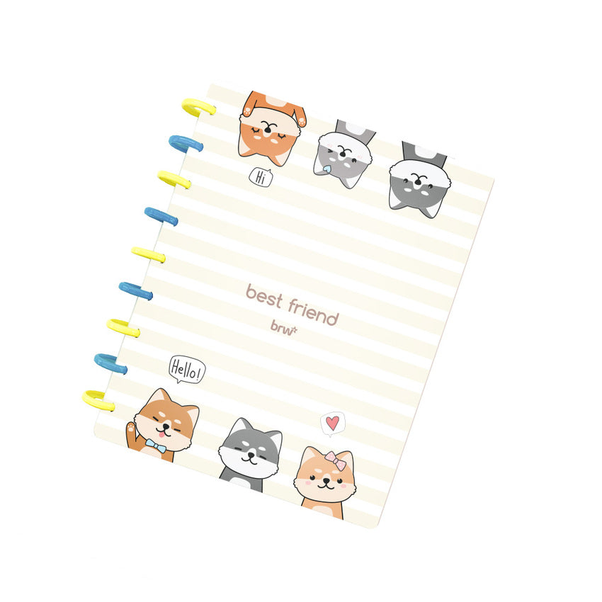 Caderno Disco Colegial - BRW -  Bertfriend 80fls