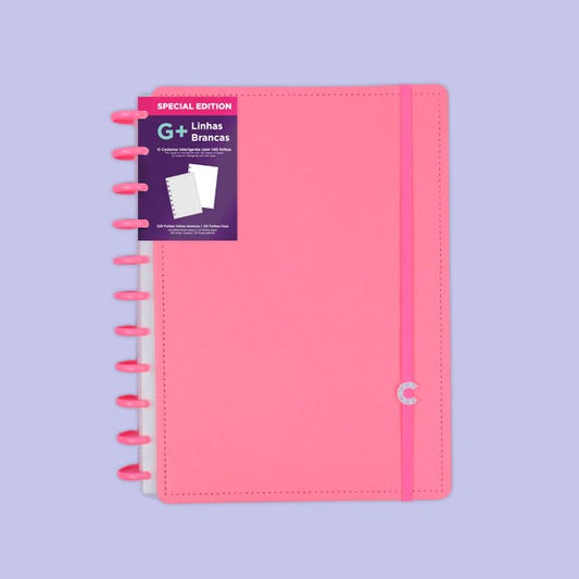 Caderno G+ - Caderno Inteligente - Linhas Brancas All Pink Special Edition 140Fls