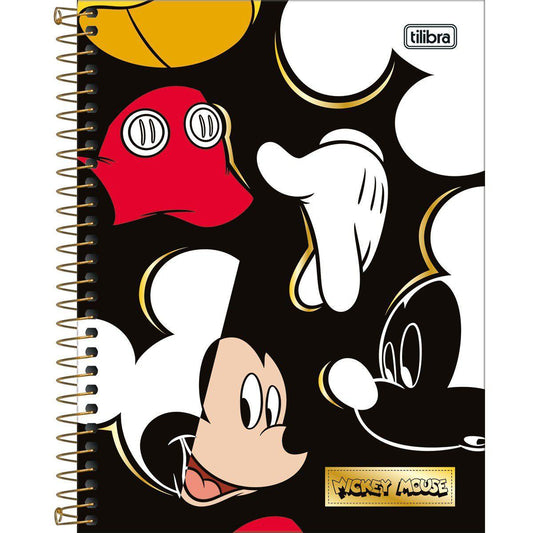 Caderno Colegial - Tilibra - Mickey Mouse 10 Matérias c/160 folhas