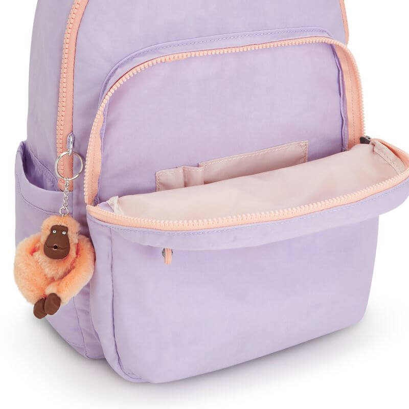 Mochila Seoul - Kipling - Endless Lilac C