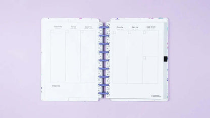Planner Permanente - Caderno Inteligente - Lilac Fields By Sof 104 Folhas 120g/m²