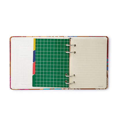 Caderno Criativo Argolado - Cícero - Office Duo Clássica Pautado & Pontado A6 Caramelo