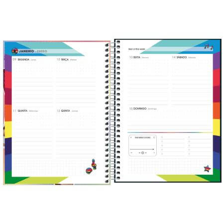 Planner Espiral 2023 17 x 24 -Tilibra - Now United