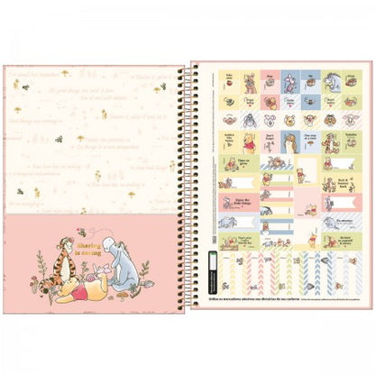 Caderno Universitário - Tilibra Connect - Ursinho Pooh 160 Folhas