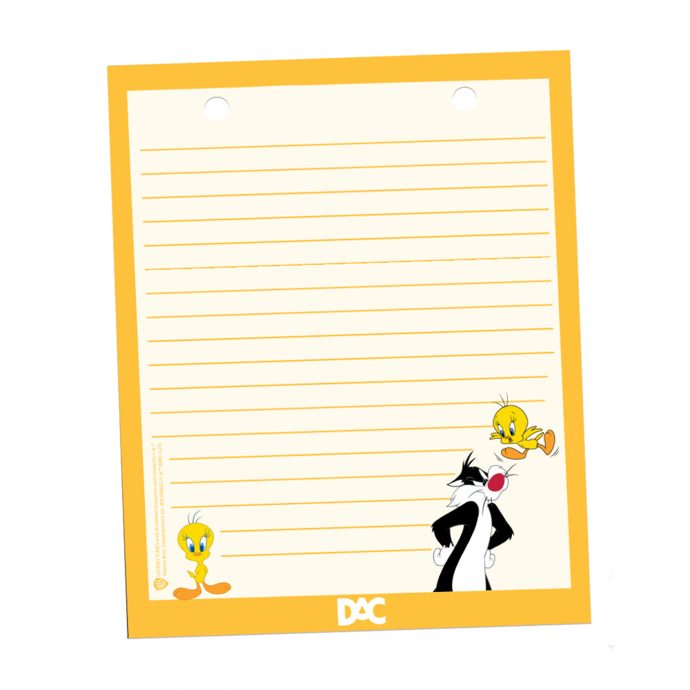 Caderno Argolado Mini - DAC - Looney Tunes- 80F 140x170mm