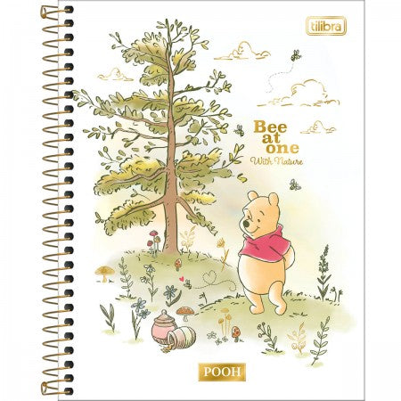 Caderno Colegial - Tilibra - Pooh  c/ 80 Folhas