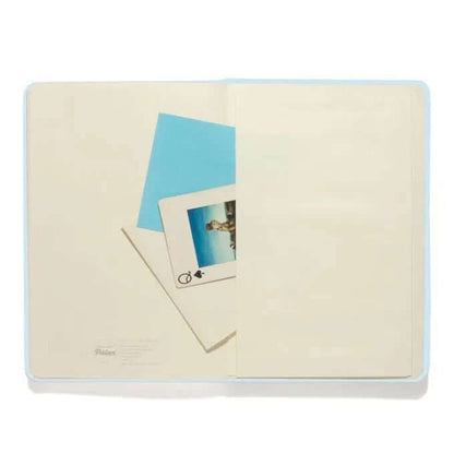 Caderneta Sem Pauta 9x13 - Cícero - Clássica  Azul Pastel