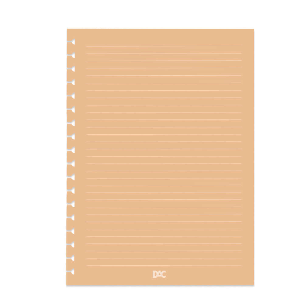 Refil Caderno Colegial Smart - DAC - Laranja 48Fl 177x240mm