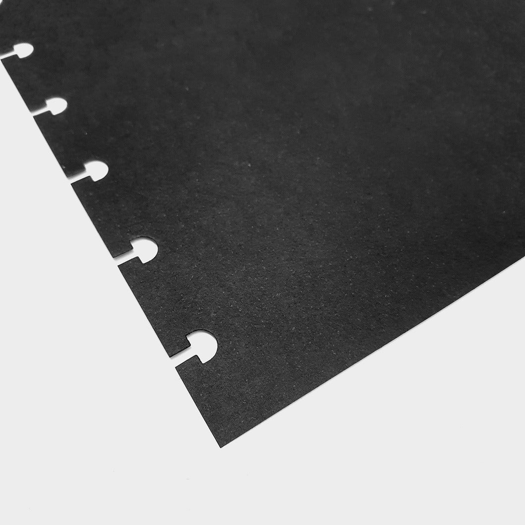 Refil Caderno de Disco A5 - OCTO - Preto 10 folhas