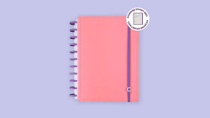 Caderno G+ - Caderno Inteligente - Linhas Brancas Rose Rosé Special Edition 140Fls