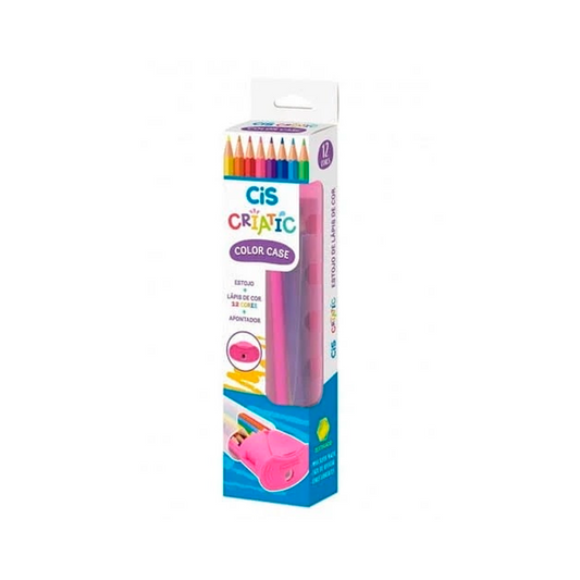Lápis de Cor - CIS - Criatic Color Case c/ 12 Cores