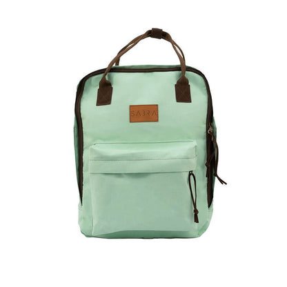 Mochila Mini Urban Quadrada - Sabra - Verde Água