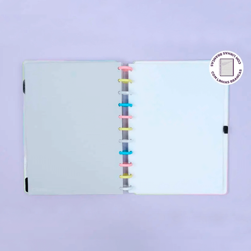 Caderno G+ - Caderno Inteligente - Candy Splash Linhas Brancas Special Edition 140Fls 90g/m²