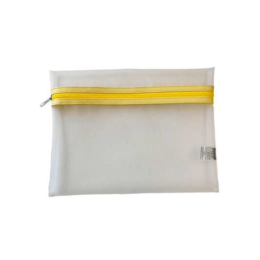 Case Tela Branca - Fizz - 22x30cm Amarela