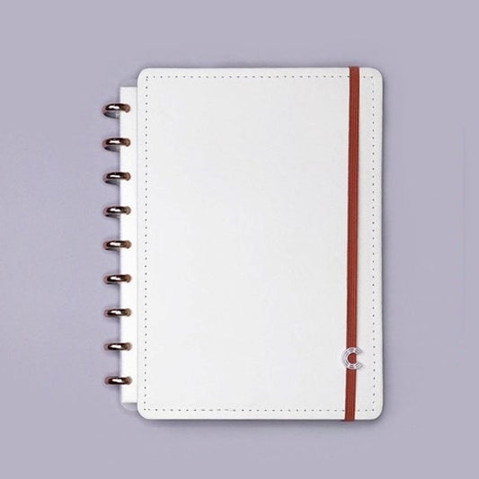 Caderno Médio - Caderno Inteligente - Deluxe All White
