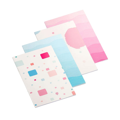 Caderno Grampeado - BRW - Tutti-frutti Kit c/ 4  120x180mm 40fls Pautado