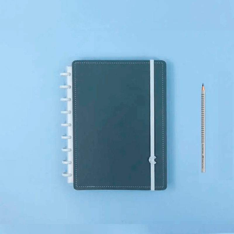 Caderno Médio - Caderno Inteligente - Cool Grey 80 Fls 90g/m²