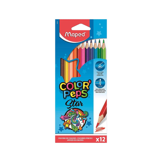 Lápis de Cor - Maped - Color'peps Star 12 Cores