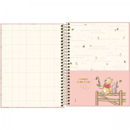 Caderno Colegial - Tilibra - Pooh  c/ 80 Folhas