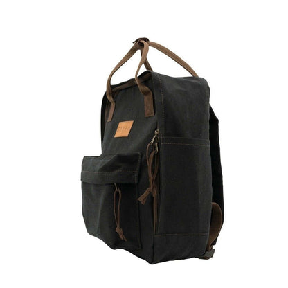 Mochila Mini Urban Quadrada - Sabra - Preta