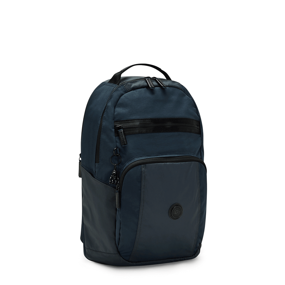 Mochila Troy - Kipling - Raw Blue Mix