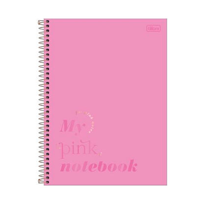 Caderno Universitário - Tilibra - Love Pink 10 Matérias 160 Folhas