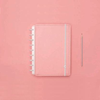 Caderno Médio - Caderno Inteligente - Rose Pastel 80 Fls 90g/m²