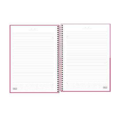 Caderno Universitário - Tilibra - Love Pink 10 Matérias 160 Folhas