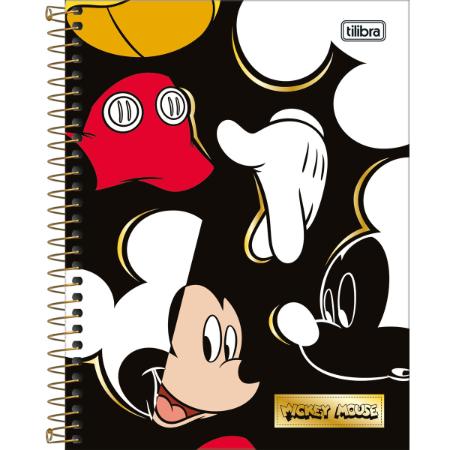 Caderno Colegial - Tilibra - Mickey Mouse 1 Matéria c/80 folhas