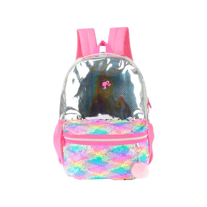 Mochila - Luxcel - Barbie Metálica c/ Paetês