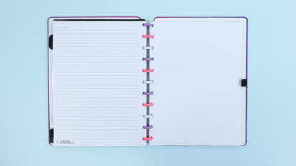 Caderno Grande - Caderno Inteligente - Ultraviolet By Yasmin Galvão