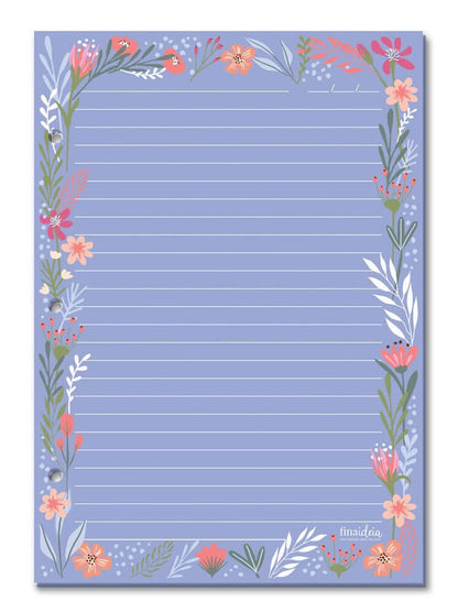 Refil Caderno Argolado Decorado - Fina Ideia - Primavera 30Fls