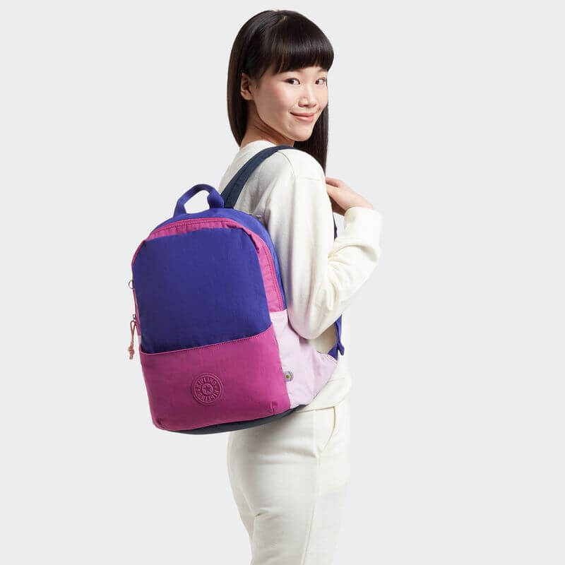 Mochila Sonnie - Kipling - Berry Blue Pink