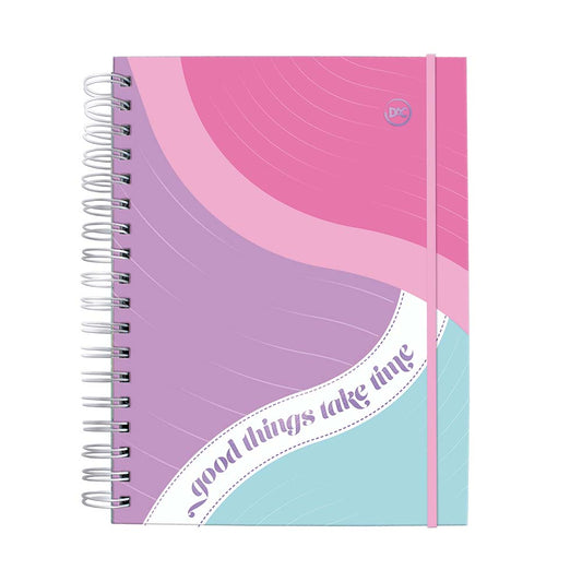 Caderno Smart Universitário 10 Matérias - DAC - Good Things Take Time  80 folhas