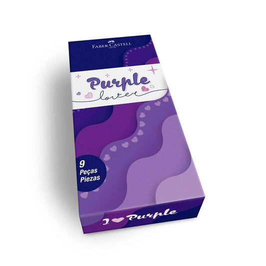 Kit Purple Lover - Faber-Castell - 9 Itens