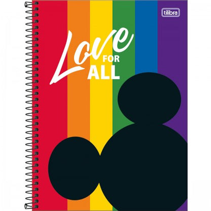 Caderno Universitário - Tilibra - Mickey 160 Folhas