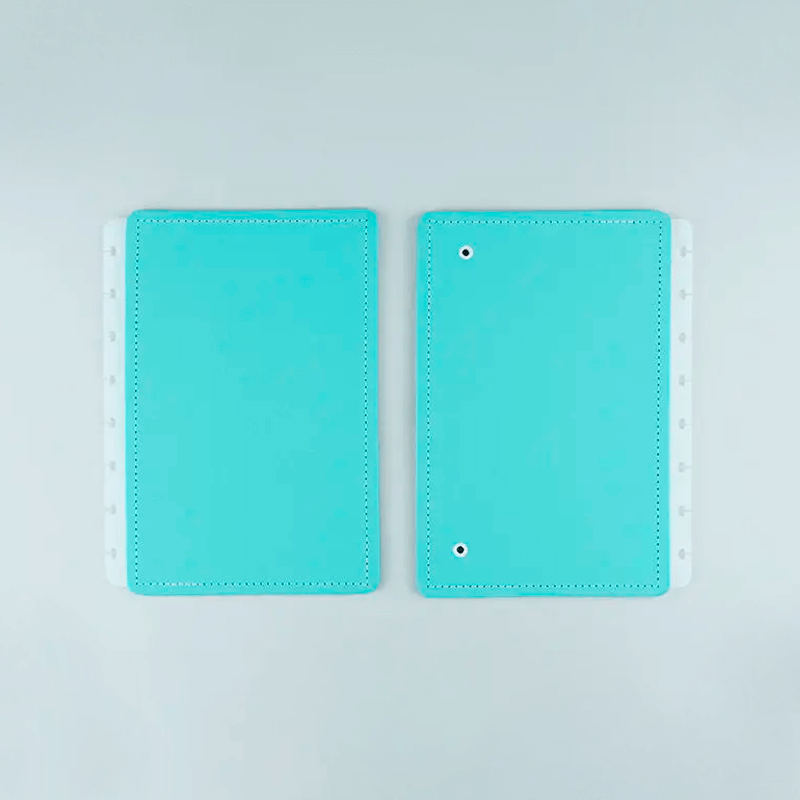 Capa e Contracapa - Caderno Inteligente - A5 All Aquamarine