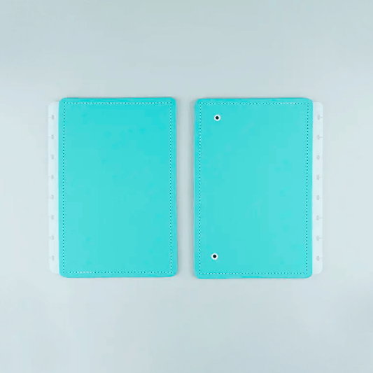 Capa e Contracapa - Caderno Inteligente - A5 All Aquamarine