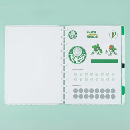 Caderno Grande - Caderno Inteligente - Palmeiras 80 Folhas 90g/m²