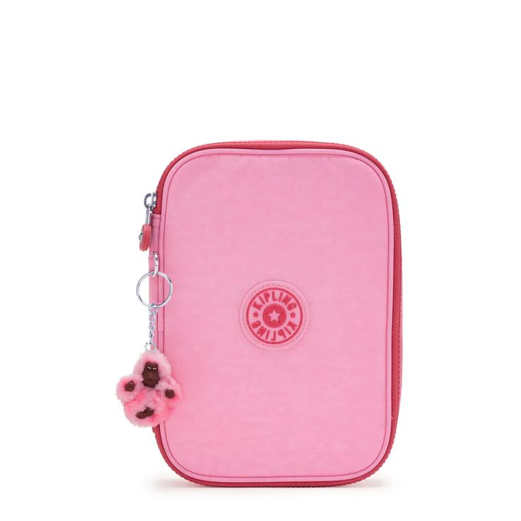 Estojo - Kipling - 100 Pens Rosa Pink Fiesta