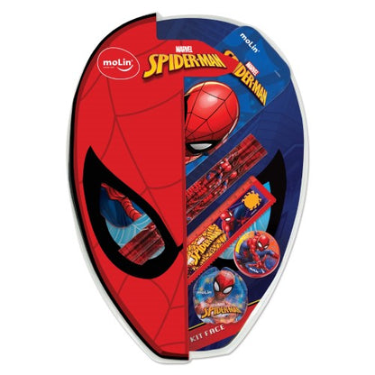 Kit Face - Molin - Spider-Man com 7 itens