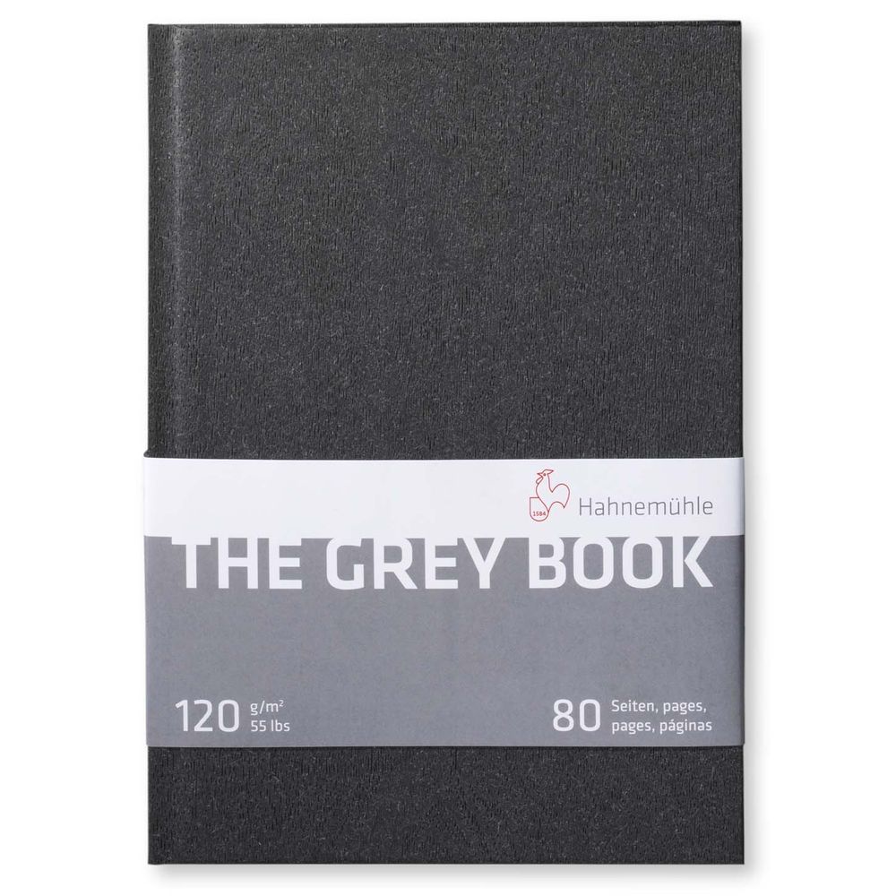 Caderno de Desenho - Hahnemühle - A5  The Grey Book 40Fls 120g/m²