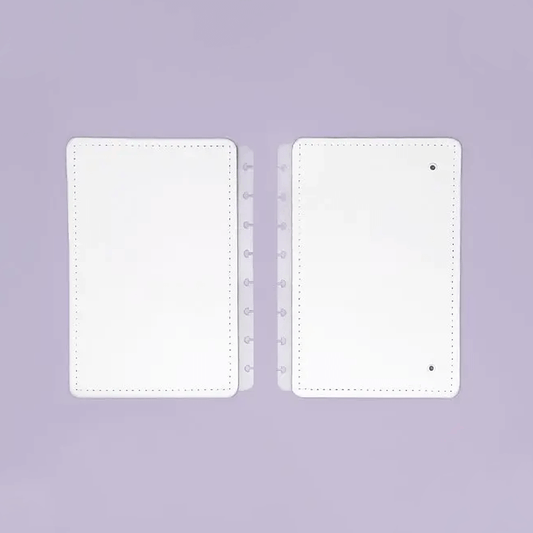 Capa e Contracapa - Caderno Inteligente - A5 All White