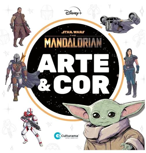 Livro para Colorir Arte & Cor - Culturama - Star Wars The Mandalorian