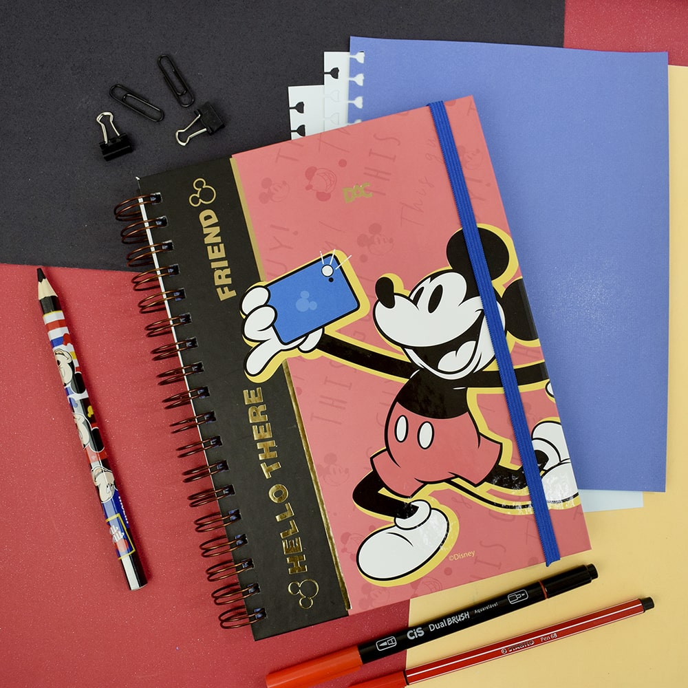 Caderno Smart Colegial - DAC - Mickey Mouse