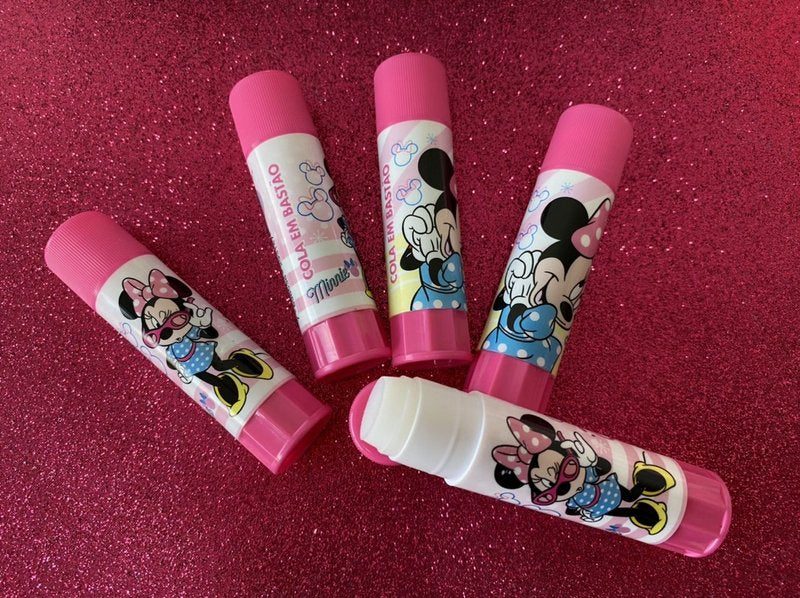 Cola em bastão - Molin - Minnie - Estampas sortidas