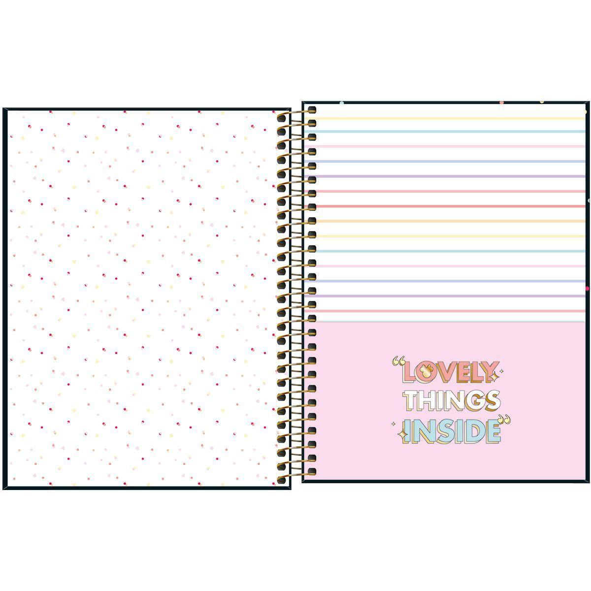 Caderno Colegial - Tilibra - Minnie Mouse 10 Matérias c/160 folhas