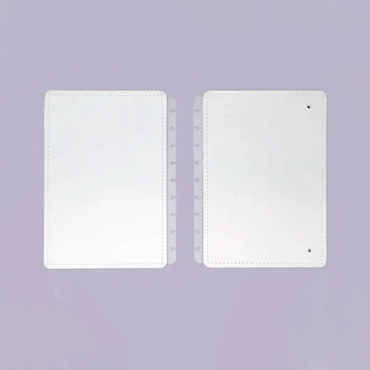 Capa e Contracapa - Caderno Inteligente - Médio All White
