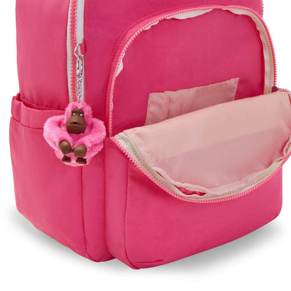 Mochila Seoul - Kipling - Fresh Pink C