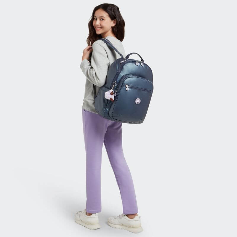 Mochila Seoul - Kipling - Seoul Admiral Bl Met